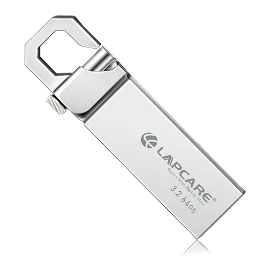 Lapcare Flais 64GB Metal USB 3.2 Flash Drive | Pen Drive |...